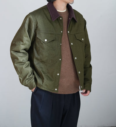 FOUNDOUR  COLOR DENIM JACKET