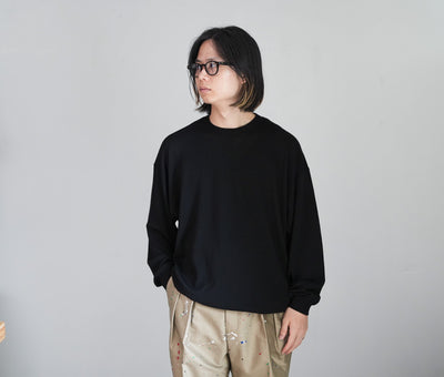 Graphpaper High Gauge L/S Oversized Crew Neck Knit