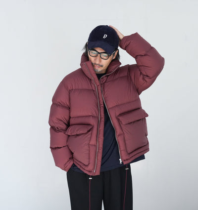 AURALEE SUPER LIGHT NYLON RIPSTOP DOWN BLOUSON