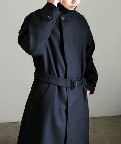 YLÈVE SUPER100'S WOOL MELTON COAT