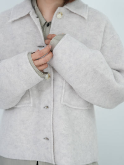 MEYAME LIGHT WOOL SHORT JACKET