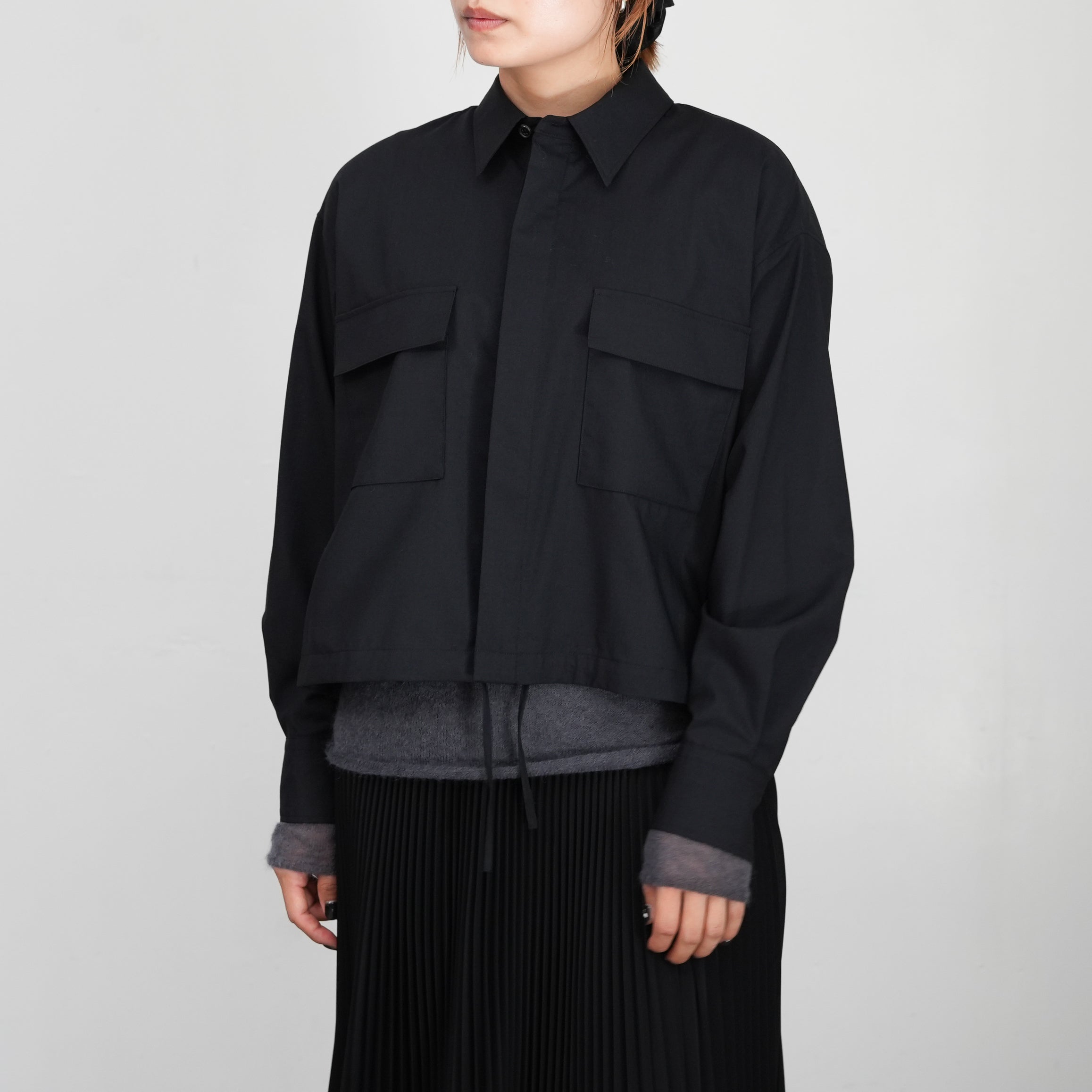 早見　グラフペーパー Tropical Wool Shirt Jacket DSC02888_2315x.jpg?v=1755425994