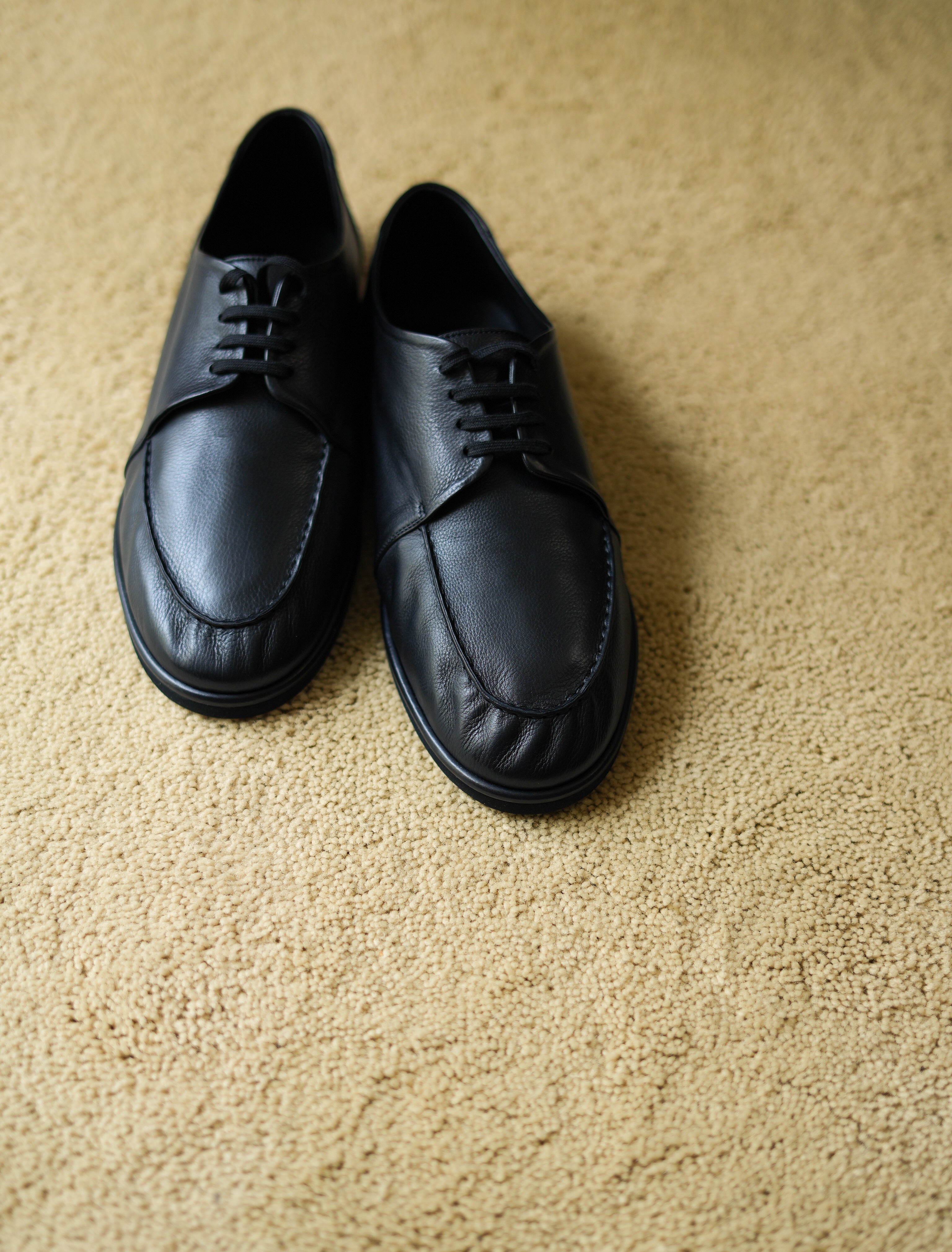 靴 Auralee leather lace-up shoes AURALEE SOFT LEATHER LACE-UP SHOES – Chum!