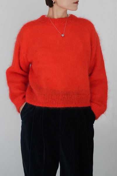 YLÈVE MOHAIR SILK KNIT PULLOVER