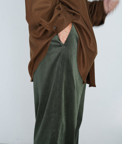 Graphpaper Suvin Corduroy Wide Straight Trousers