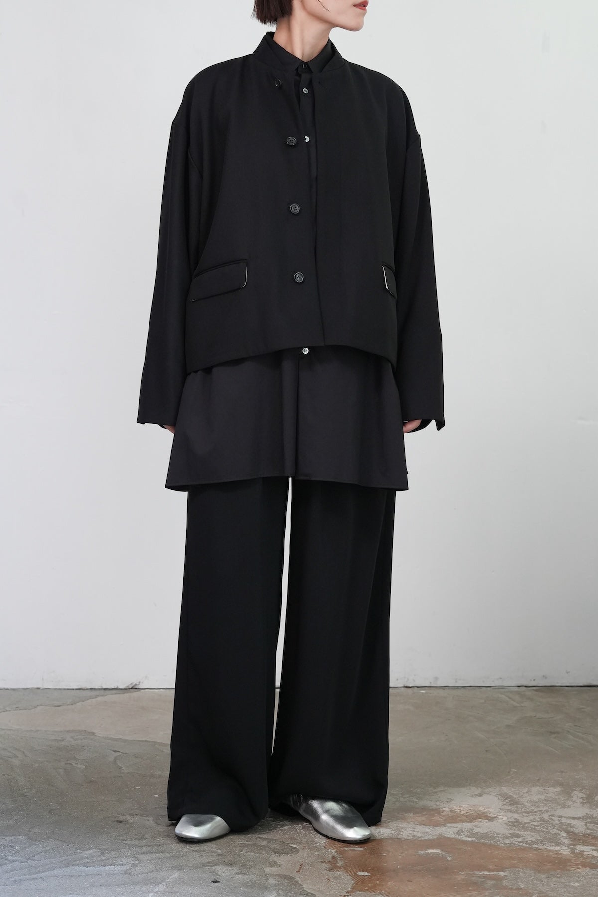 Graphpaper Techno Wool Nylon Stand Collar Short Jacket – Chum!
