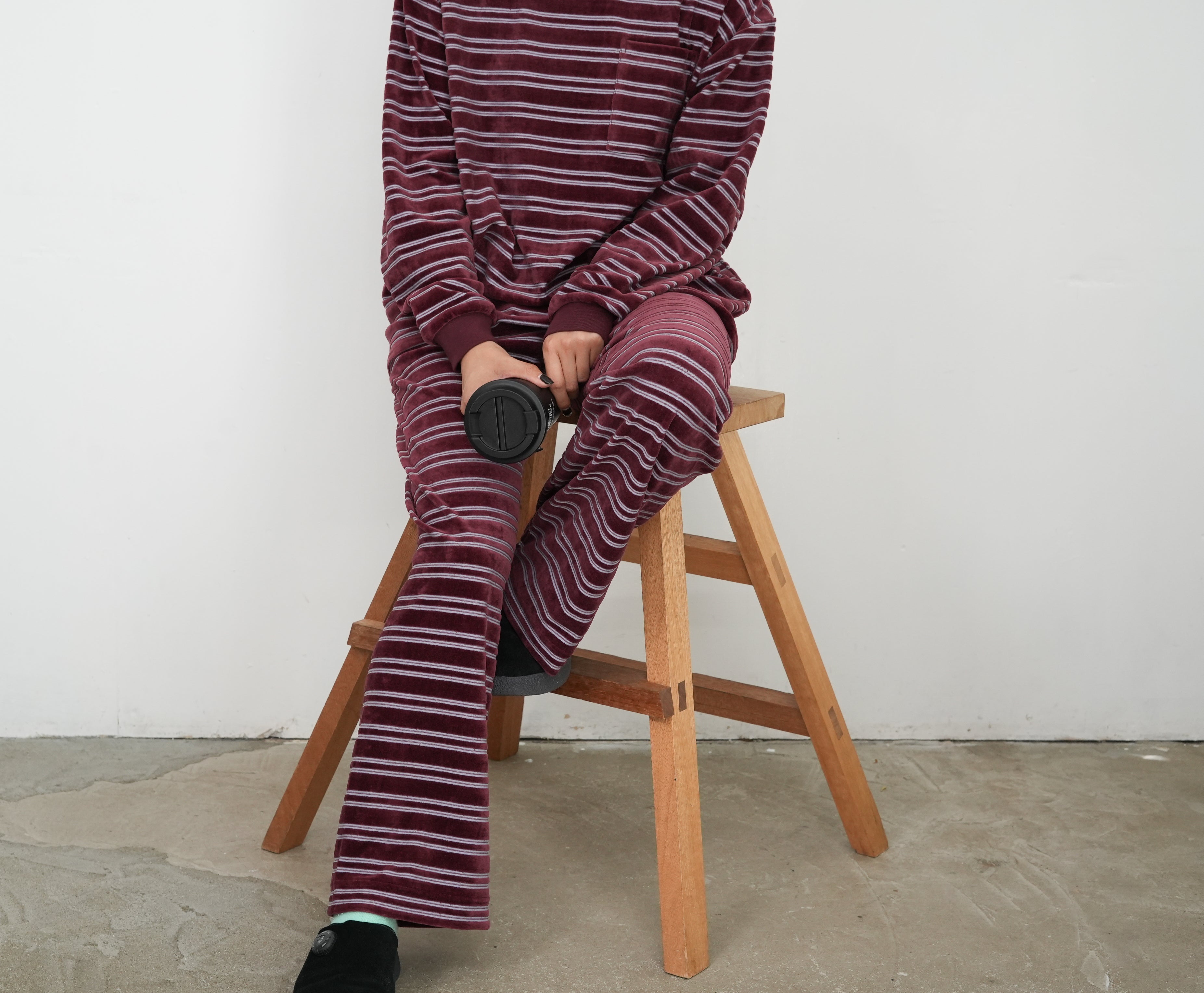 PHEENY Velvet border L/S / wide pants – Chum!