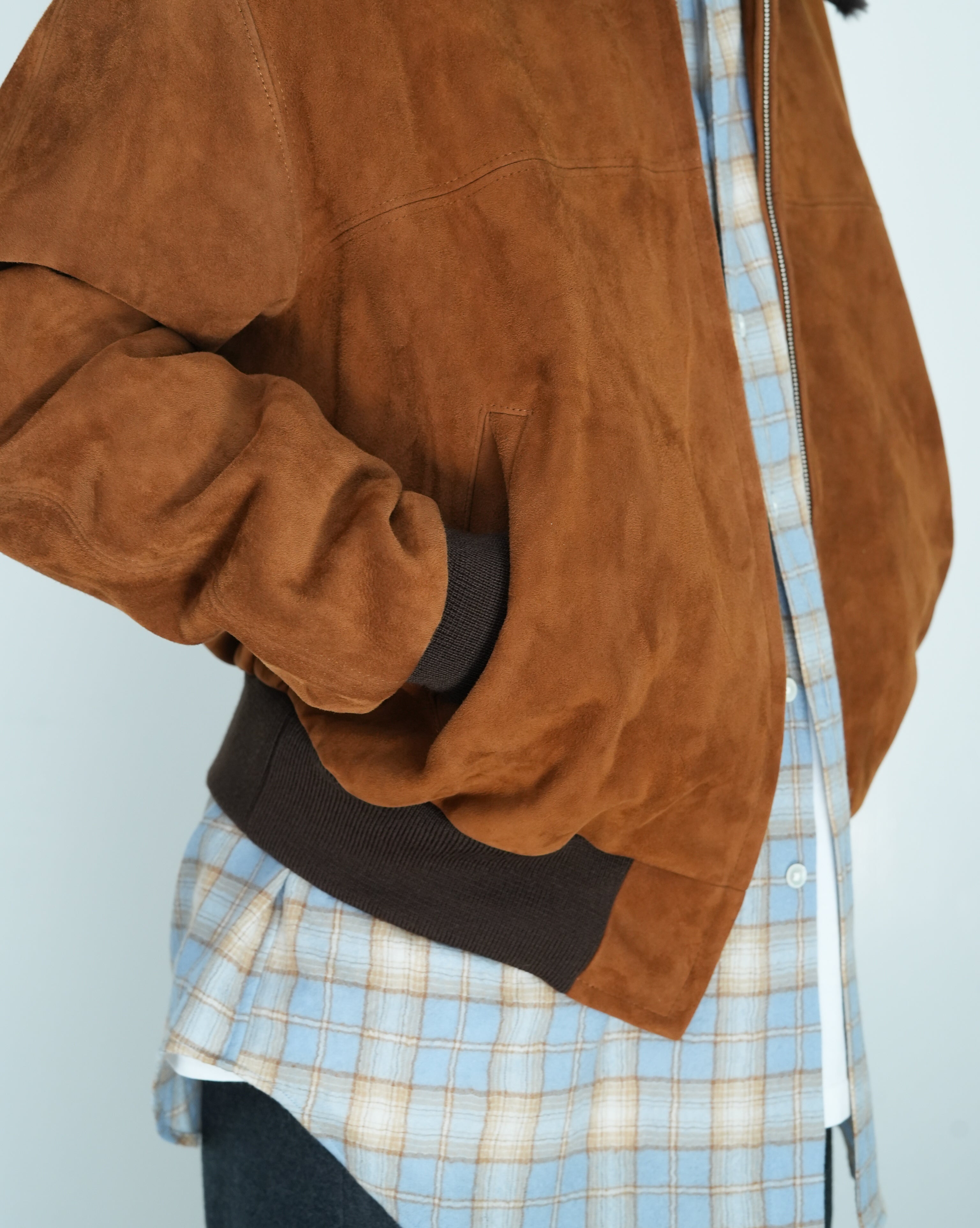 AURALEE GOAT SUEDE ZIP BLOUSON – Chum!