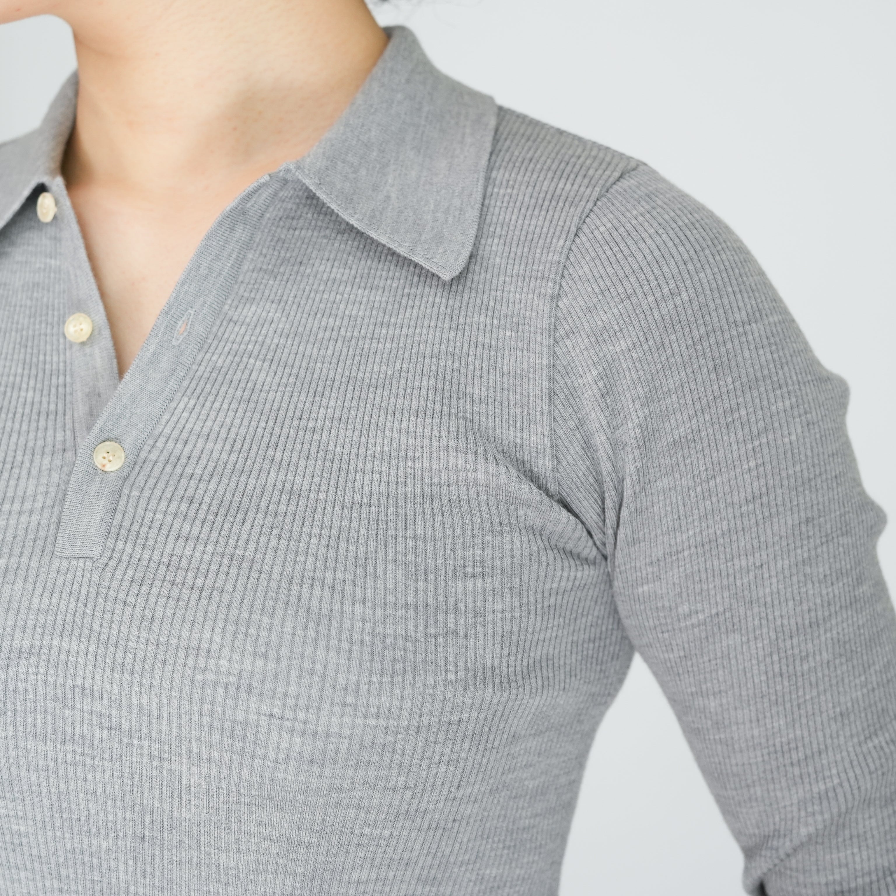 極美品＊AURALEE 夏ニット WOOL GAUGE RIB KNIT AURALEE/オーラリー