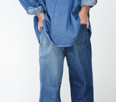 soe READY TO WEAR / Half & Half Regular Jeans