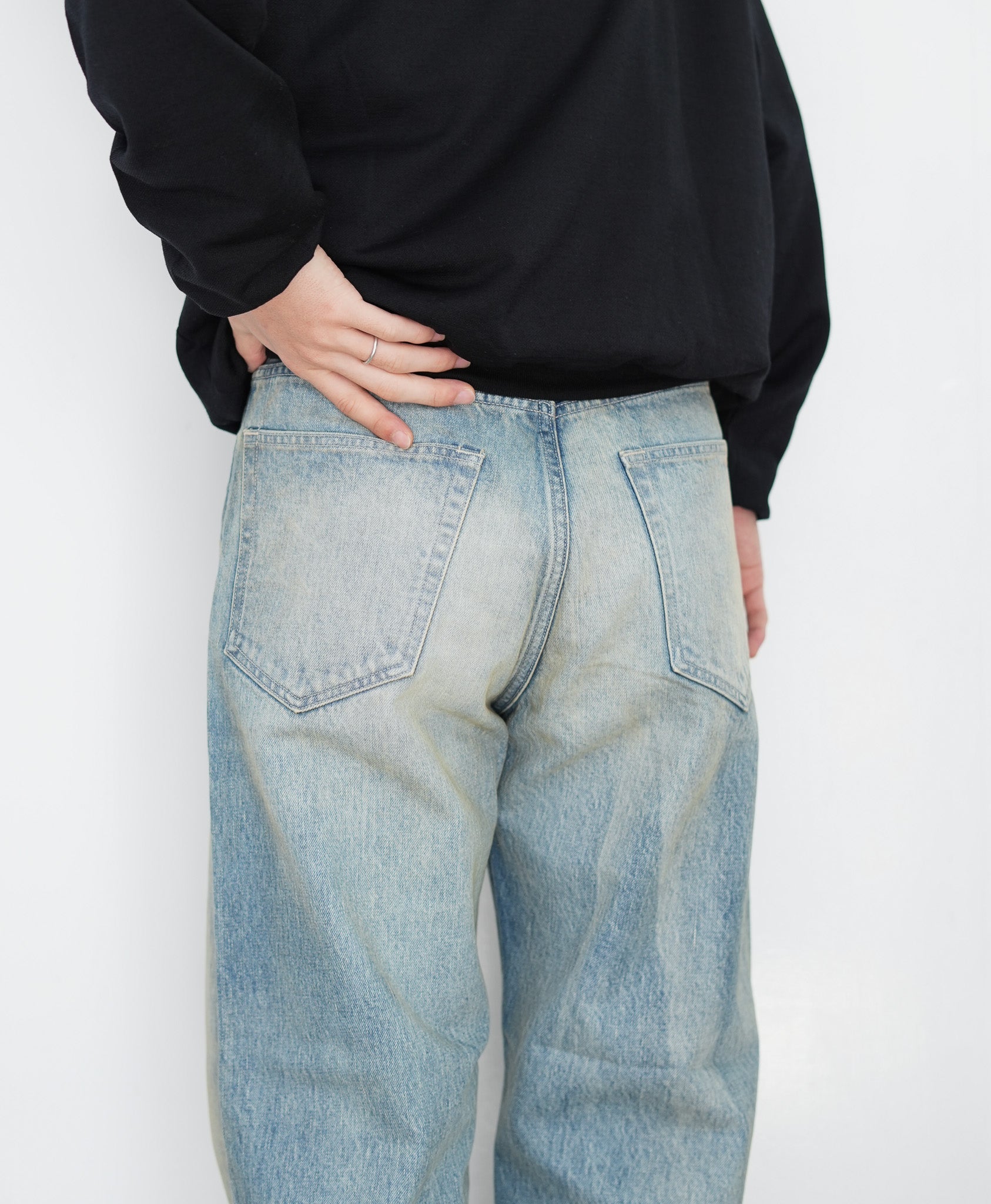 パンツ AURALEE SELVEDGE FADED HEAVY WIDE DENIM AURALEE/オーラリー】SELVEDGE FADED HEAVY DENIM WIDE PANTS
