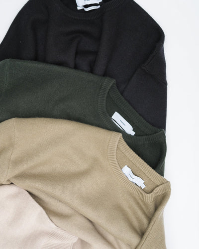 Graphpaper Gradient Dyed Wool Crew Neck Knit