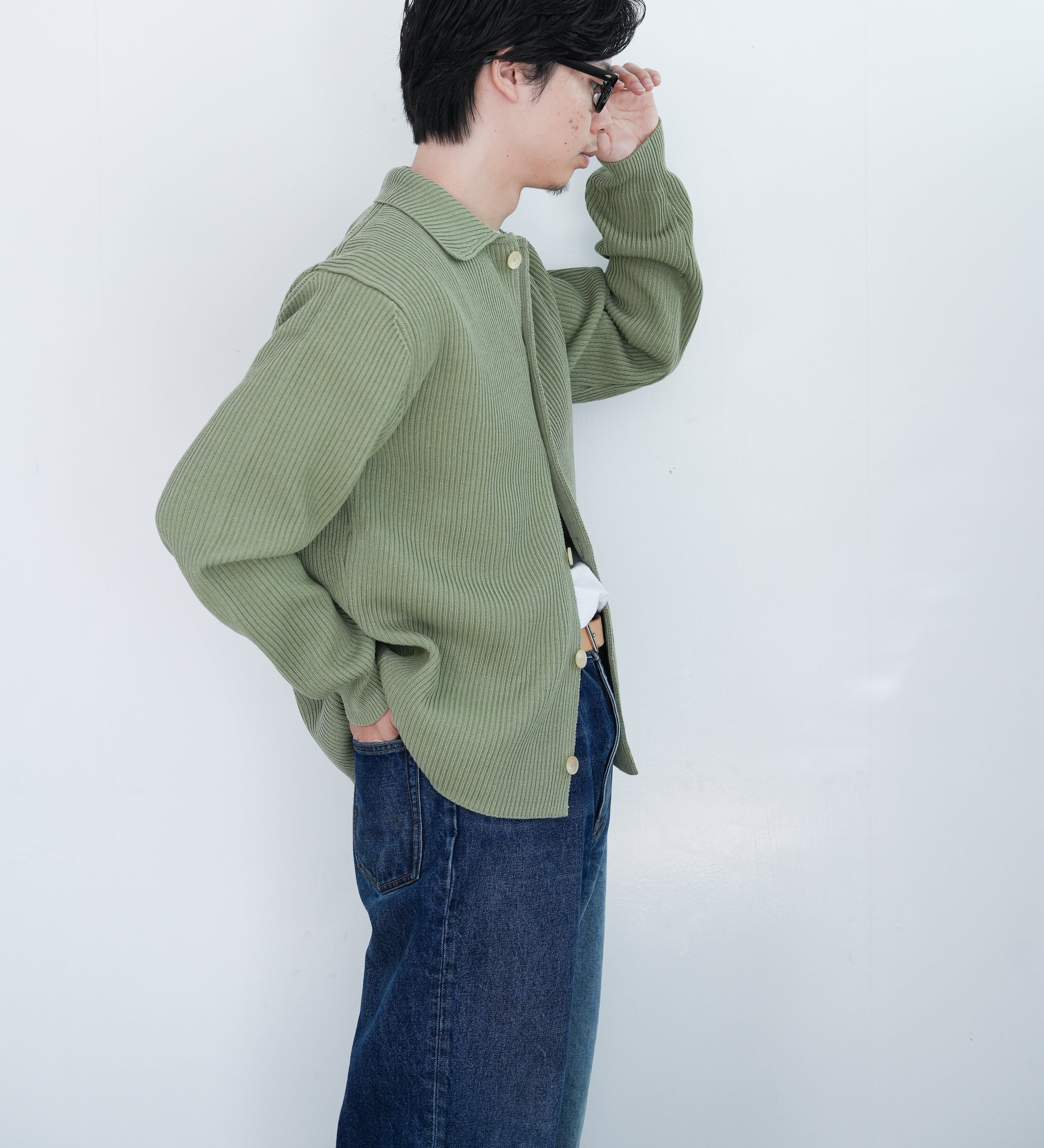 トップス AURALEESUPERFINEWOOLRIBKNITSHIRTCARDIGAN AURALEE SUPER FINE WOOL RIB KNIT SHIRT CARDIGAN – Chum!