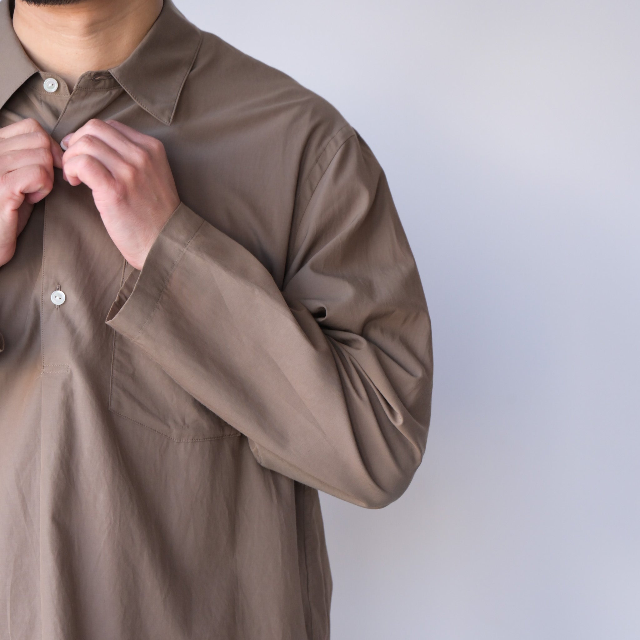 STILL BY HAND /スティルバイハンド プルオーバーシャツ – Chum!