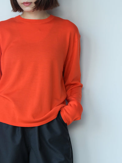 YLÈVE SUPERFINE 120’S WOOL KNIT PULL OVER / womens