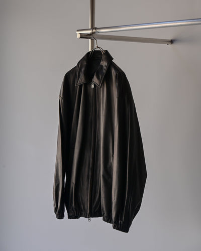 YOKO SAKAMOTO COW LEATHER ZIP BLOUSON