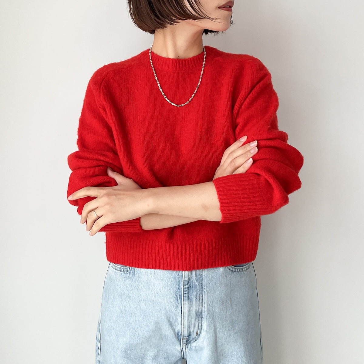 style department_matsue / YLÈVE ITALIAN BLUSHED WOOL KN P/O – Chum!