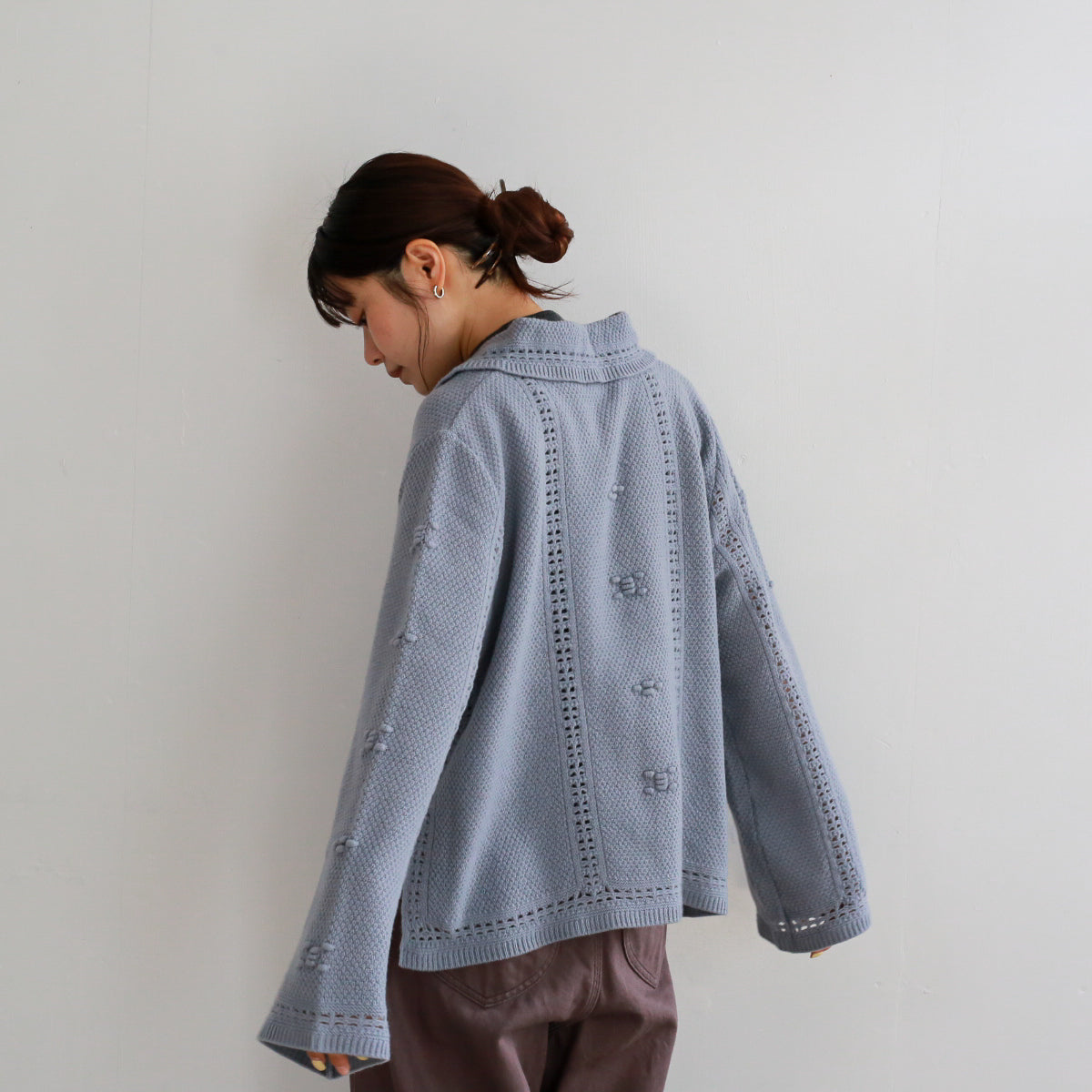 JöICEADDED Flower Lace Knitted Cardigan – Chum!