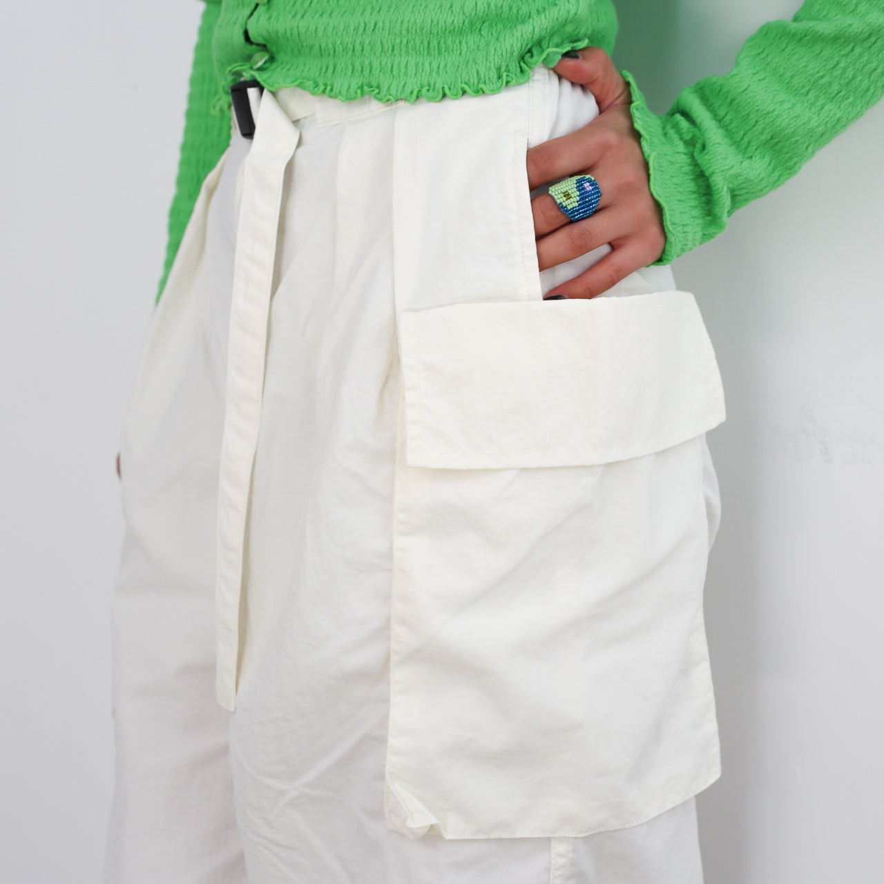 PHEENY NYLON TAFFETA MILITARY PANTS – Chum!