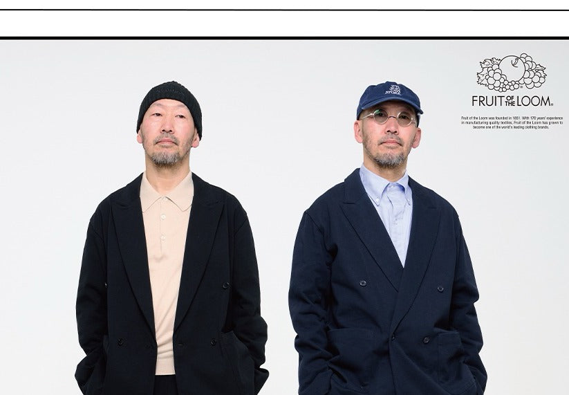 Fruit of the Loom × 金子恵治 『ATHLETIC FORMAL DOUBLE SUIT』 – Chum!
