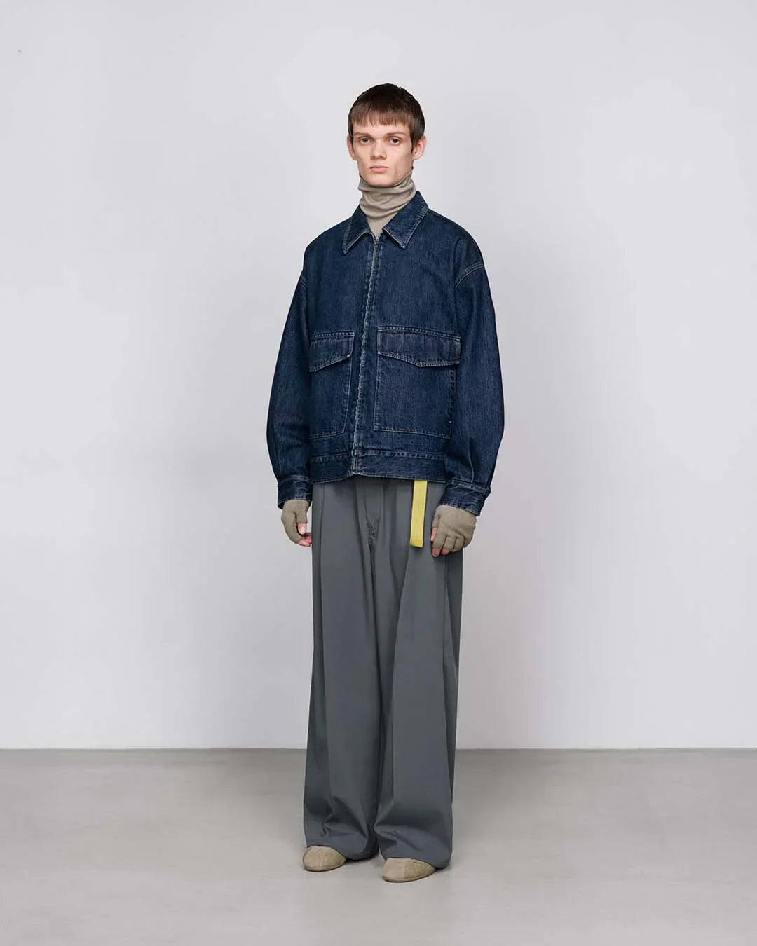 Graphpaper Semi Dull Oxford Wide Trousers – Chum! Graphpaper Semi Dull Oxford Wide Trousers – Chum!