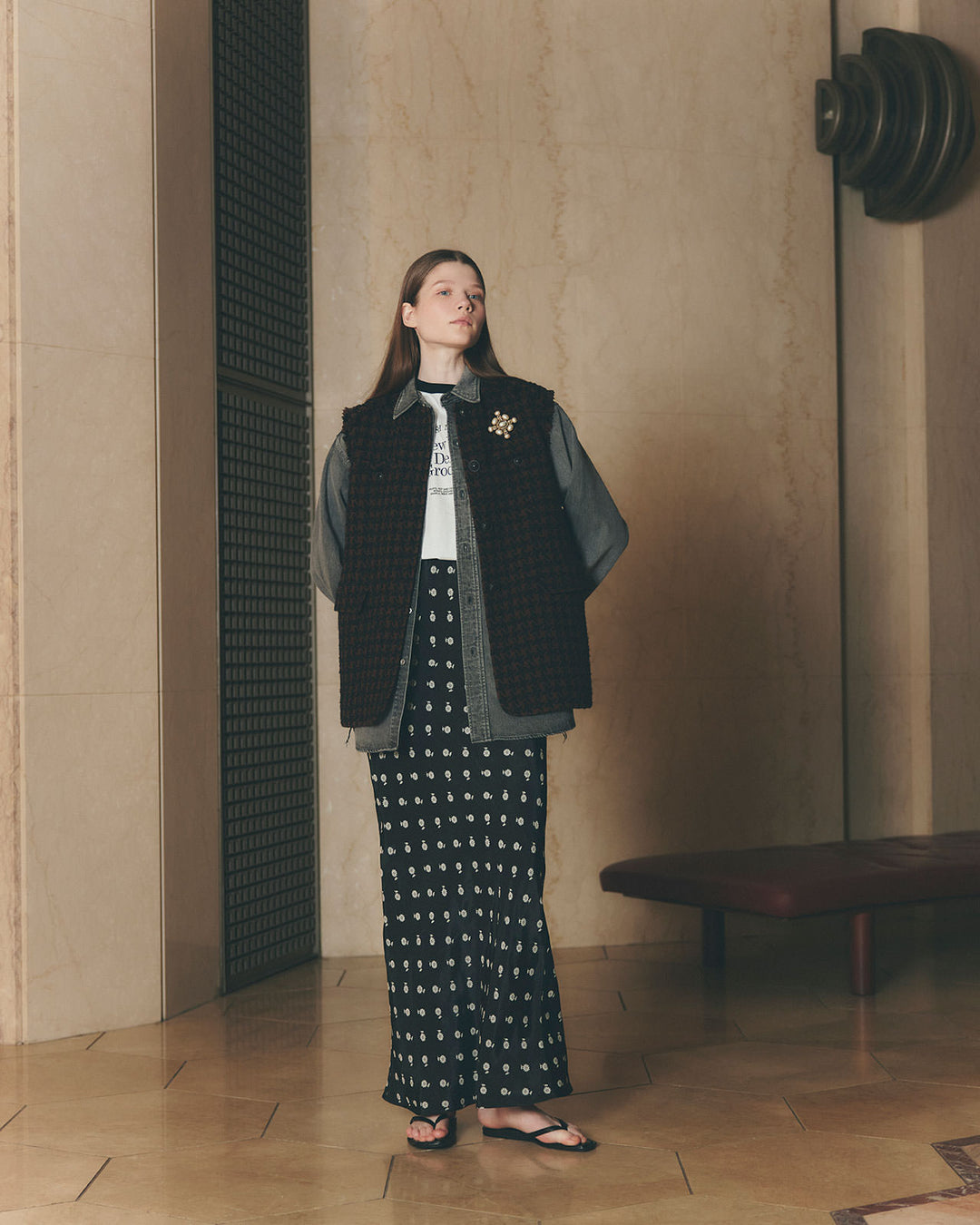 THE SHINZONE ILICA JACQUARD SKIRT ブラック36 THE SHINZONE ILICA JACQUARD SKIRT 