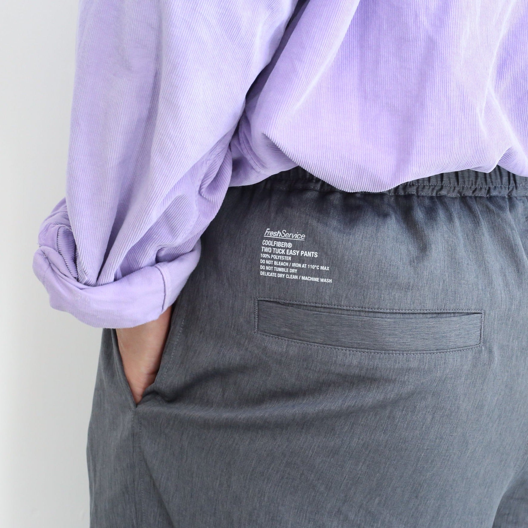 FreshService COOLFIBER TWO TUCK EASY PANTS 