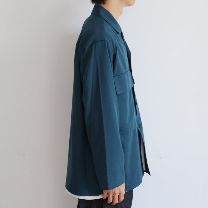 Graphpaper 2023AW長袖シャツ ダークグリーン Graphpaper 2023AW長袖シャツ ダークグリーン