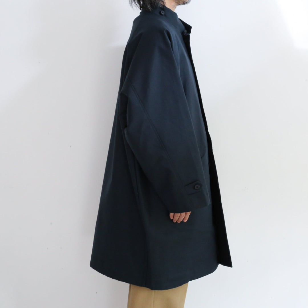 STILL BY HAND Moleskin Hooded Coat 