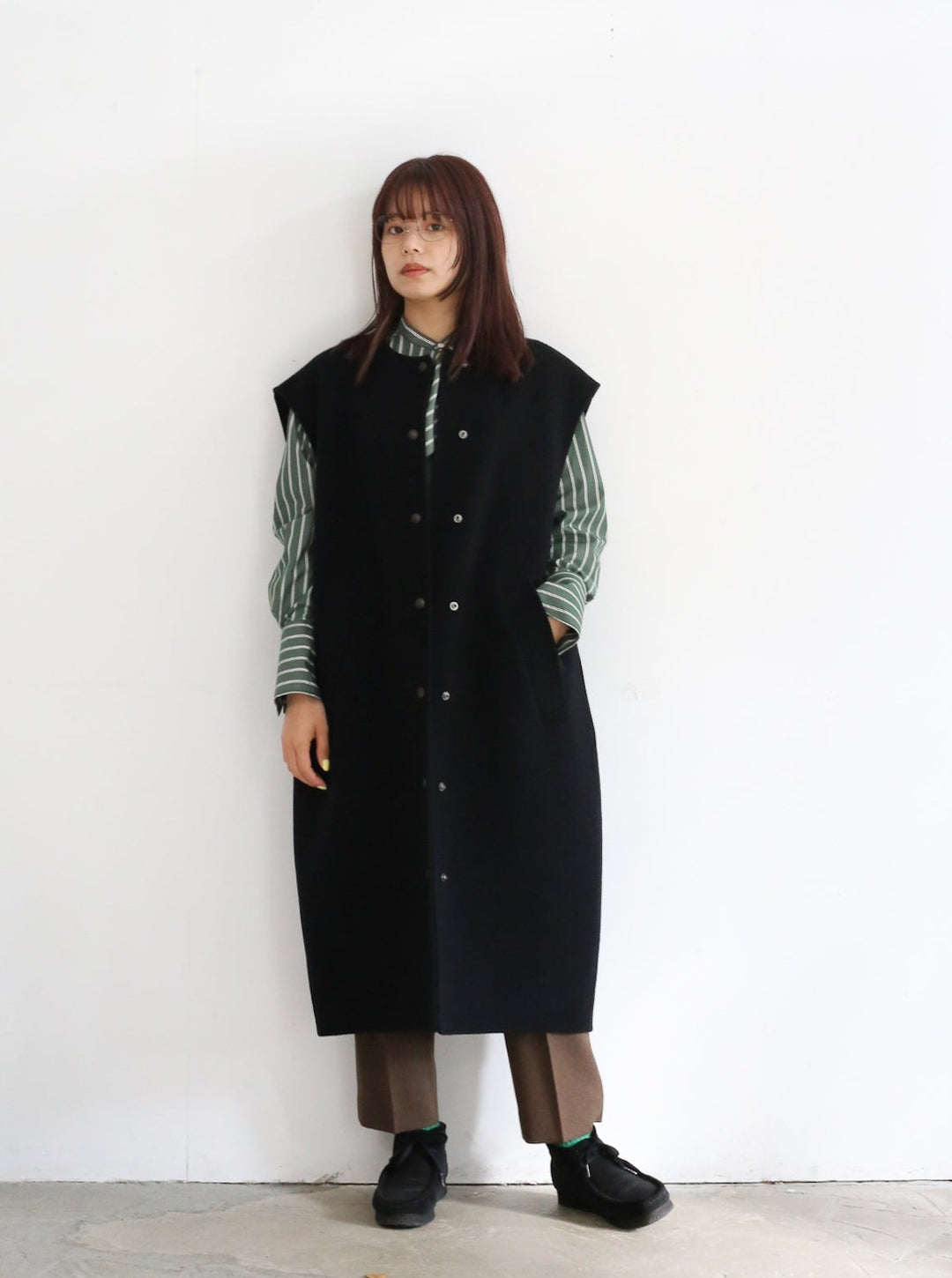 THE SHINZONE SLEEVELESS COAT 