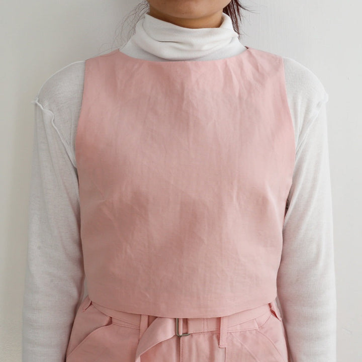 AURALEE HIGH DENSITY FINX LINEN WEATHER TANK 