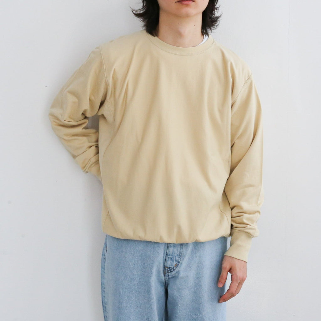 【24SS】AURALEE ELASTIC HIGH GAUGE SWEAT P/O 