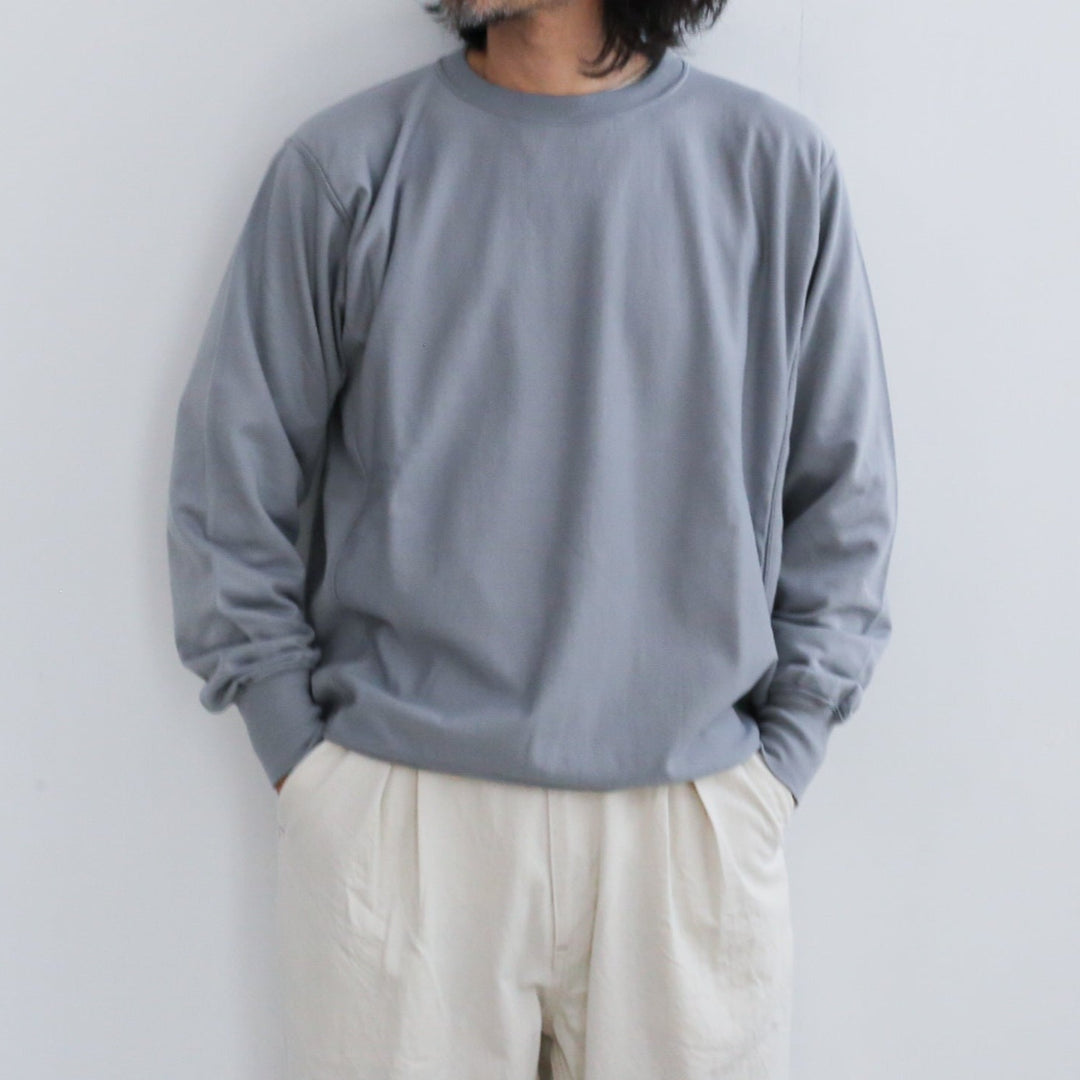 24SS】AURALEE ELASTIC HIGH GAUGE SWEAT P/O 