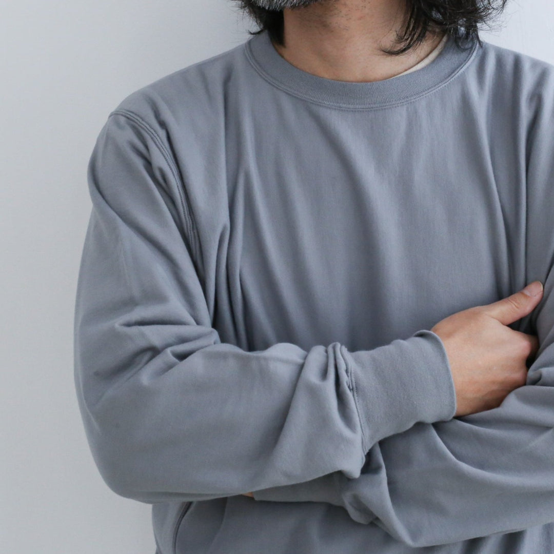 24SS】AURALEE ELASTIC HIGH GAUGE SWEAT P/O 