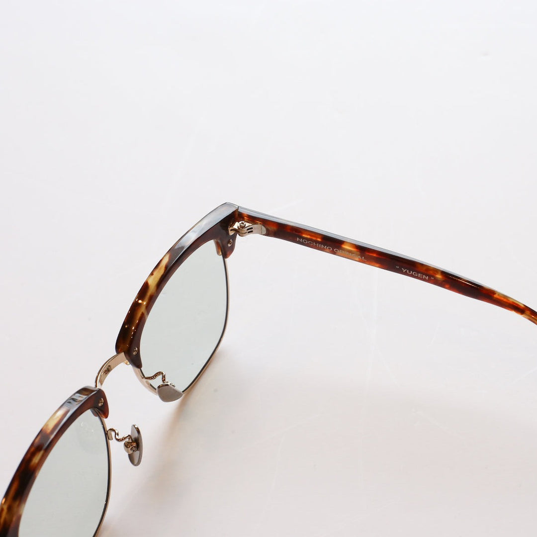 NOCHINO OPTICAL【YUGEN】 #3 Rich Amber＆Champagne Gold×Grey Green
