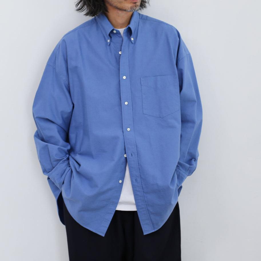 【24AW】Graphpaper Oxford Oversized B.D Shirt 