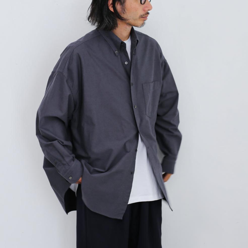 【24AW】Graphpaper Oxford Oversized B.D Shirt 