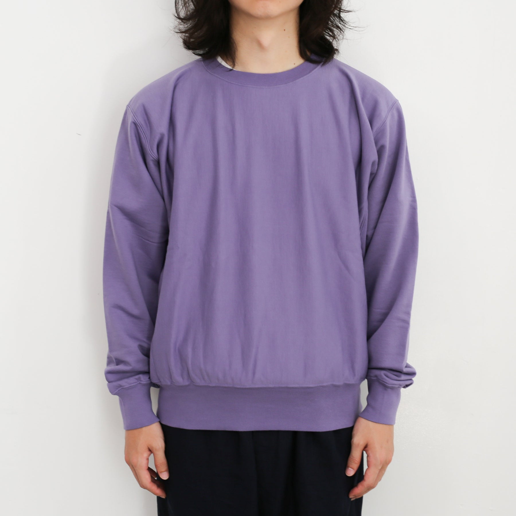 24AW】AURALEE ELASTIC HIGH GAUGE SWEAT P/O