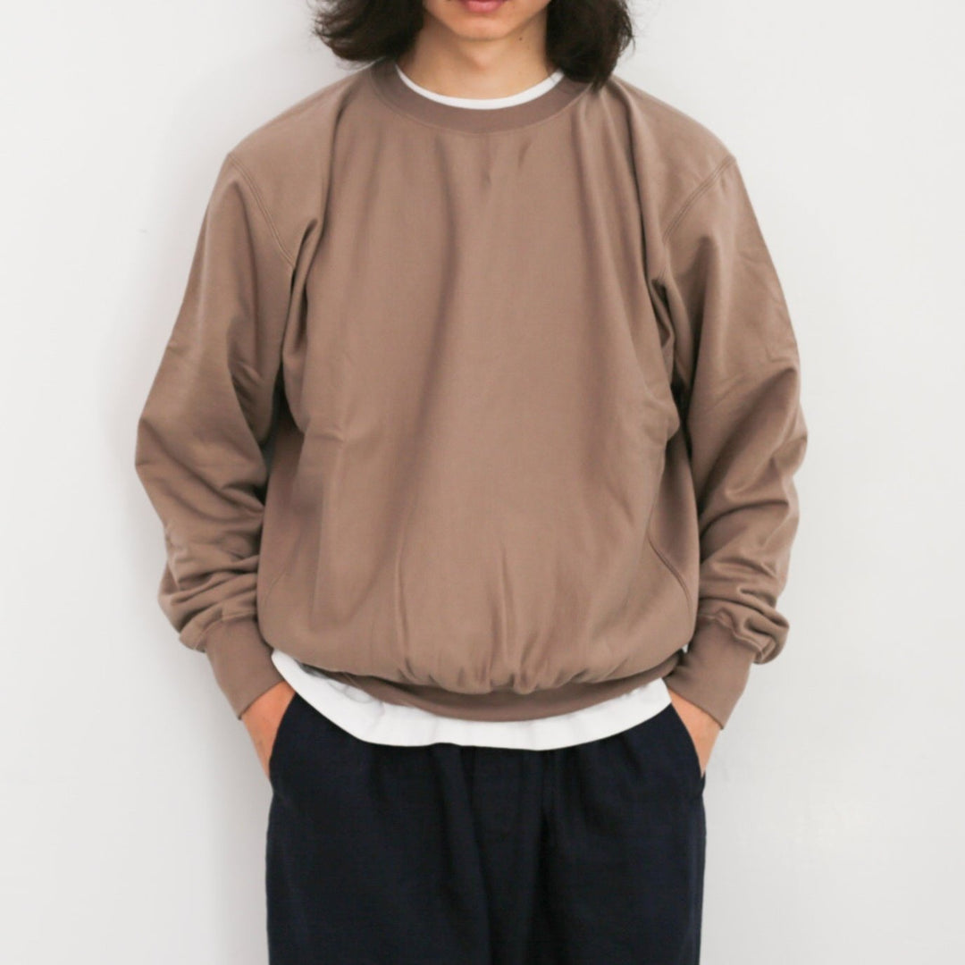 24AW】AURALEE ELASTIC HIGH GAUGE SWEAT P/O