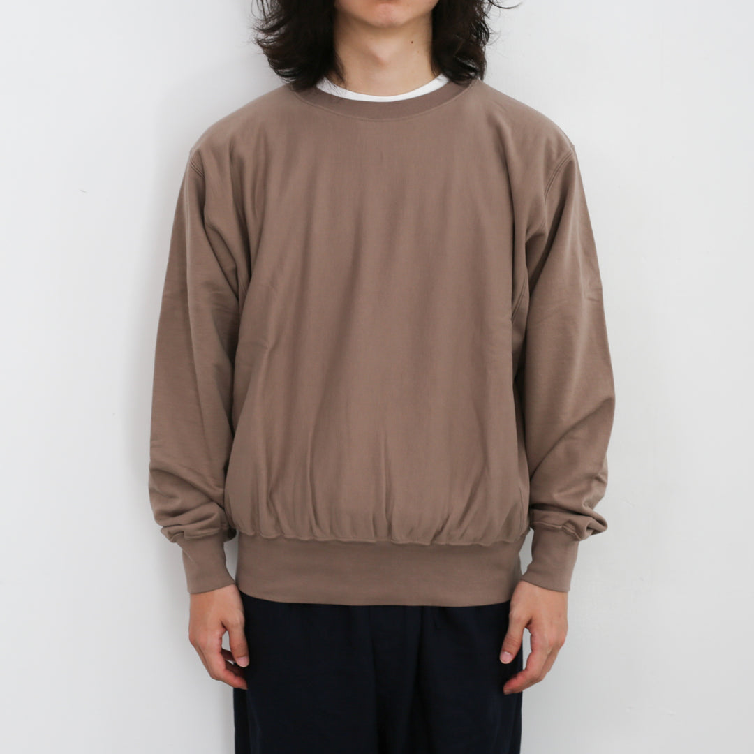 24AW】AURALEE ELASTIC HIGH GAUGE SWEAT P/O