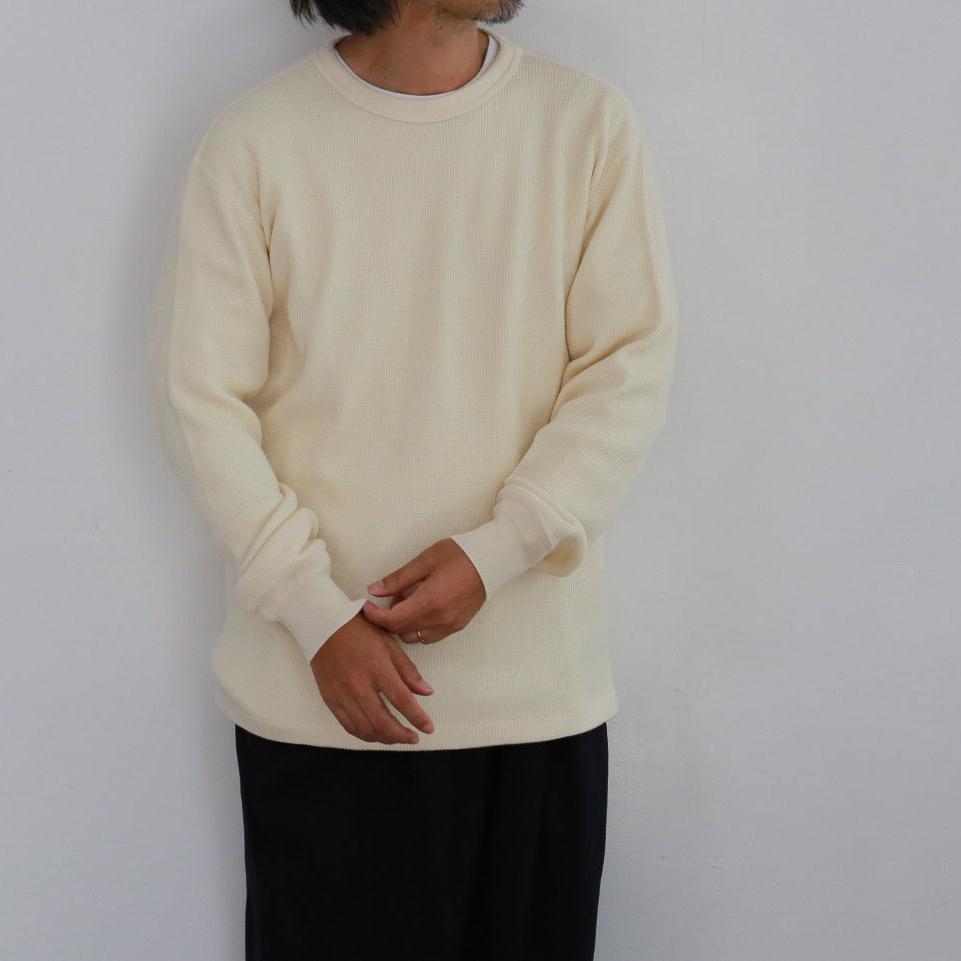 24AW】AURALEE WOOL COTTON THERMAL P/O 