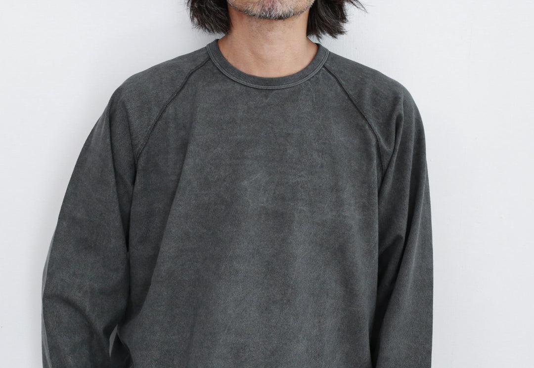 YLÈVE OPEN END COTTON PIGMENT DYE BASEBALL T 
