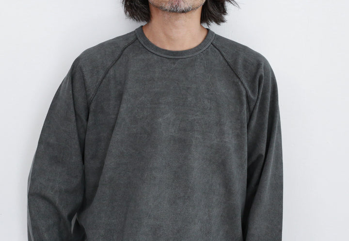 YLÈVE OPEN END COTTON PIGMENT DYE BASEBALL T 