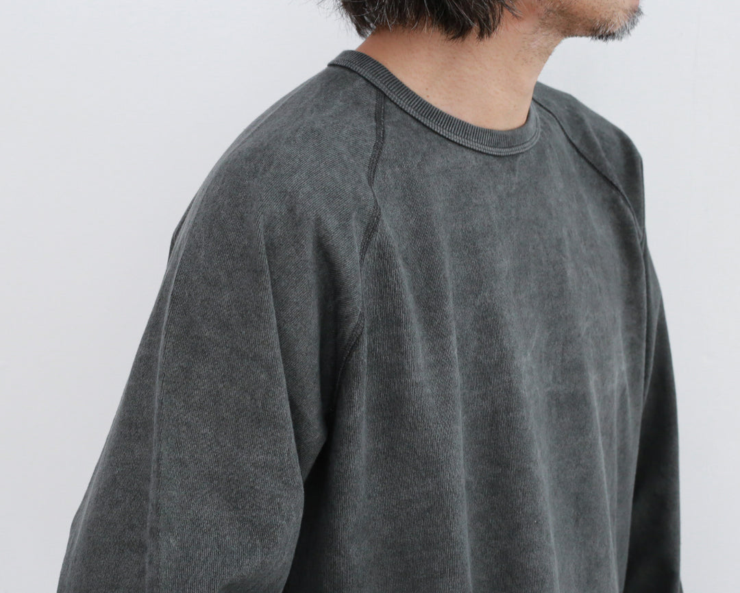 YLÈVE OPEN END COTTON PIGMENT DYE BASEBALL T 