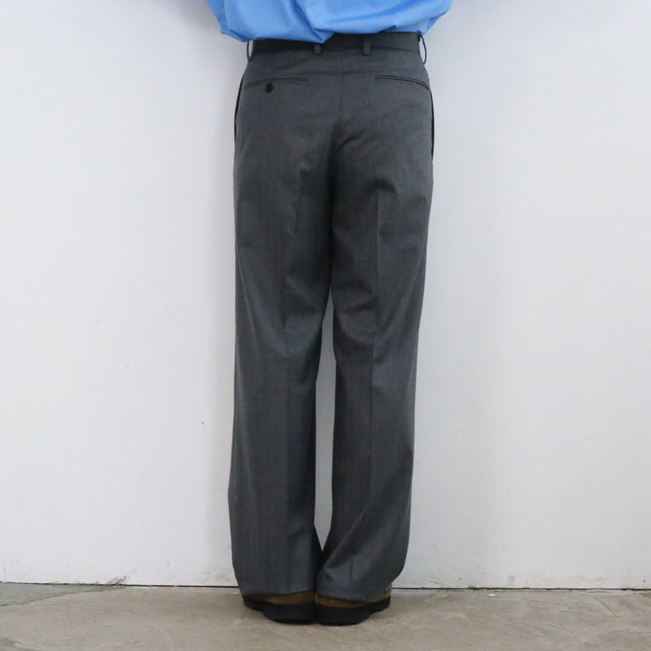 【24AW】AURALEE WOOL FULLING FLANNEL STRIPE SLACKS 