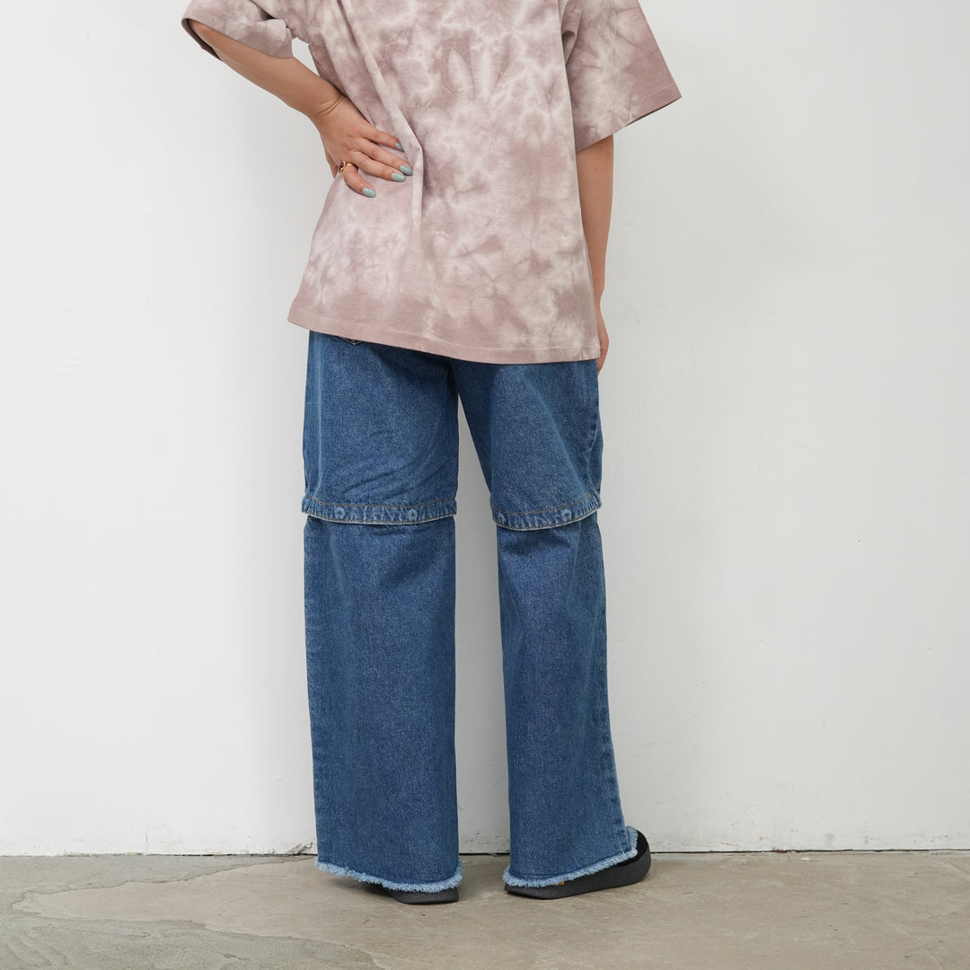 PHEENY Denim Convertible Pants ブラック 25AW 25AW】PHEENY Denim convertible pants 