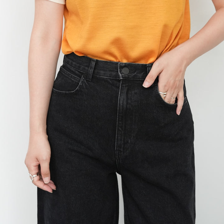 PHEENY Denim Convertible Pants ブラック 25AW 25AW】PHEENY Denim convertible pants 