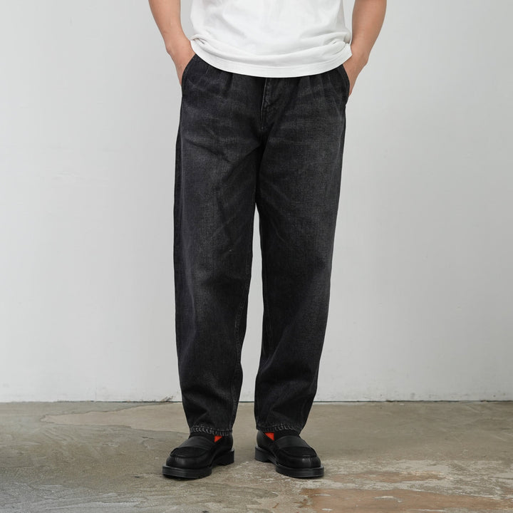 パンツ 25AW Graphpaper Selvage Denim DARK FADE 25AW】Graphpaper Selvage Denim Two Tuck Tapered Pants -DARK