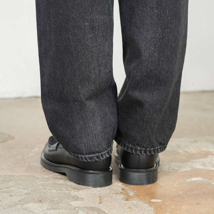 25AW】Graphpaper Selvage Denim Two Tuck Tapered Pants -DARK FADE 