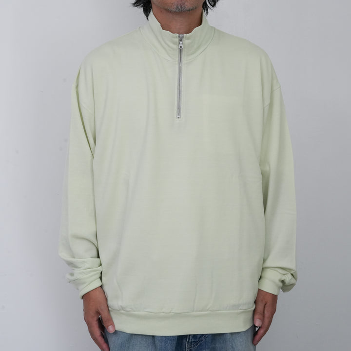 25AW】AURALEE LIGHT WOOL SWEAT HALF ZIP P/O 